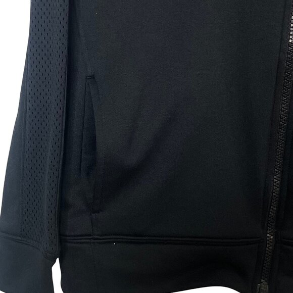 Under Armour Full-Zip Hoodie Jacket Men Large Black Activewear - Picture 6 of 11